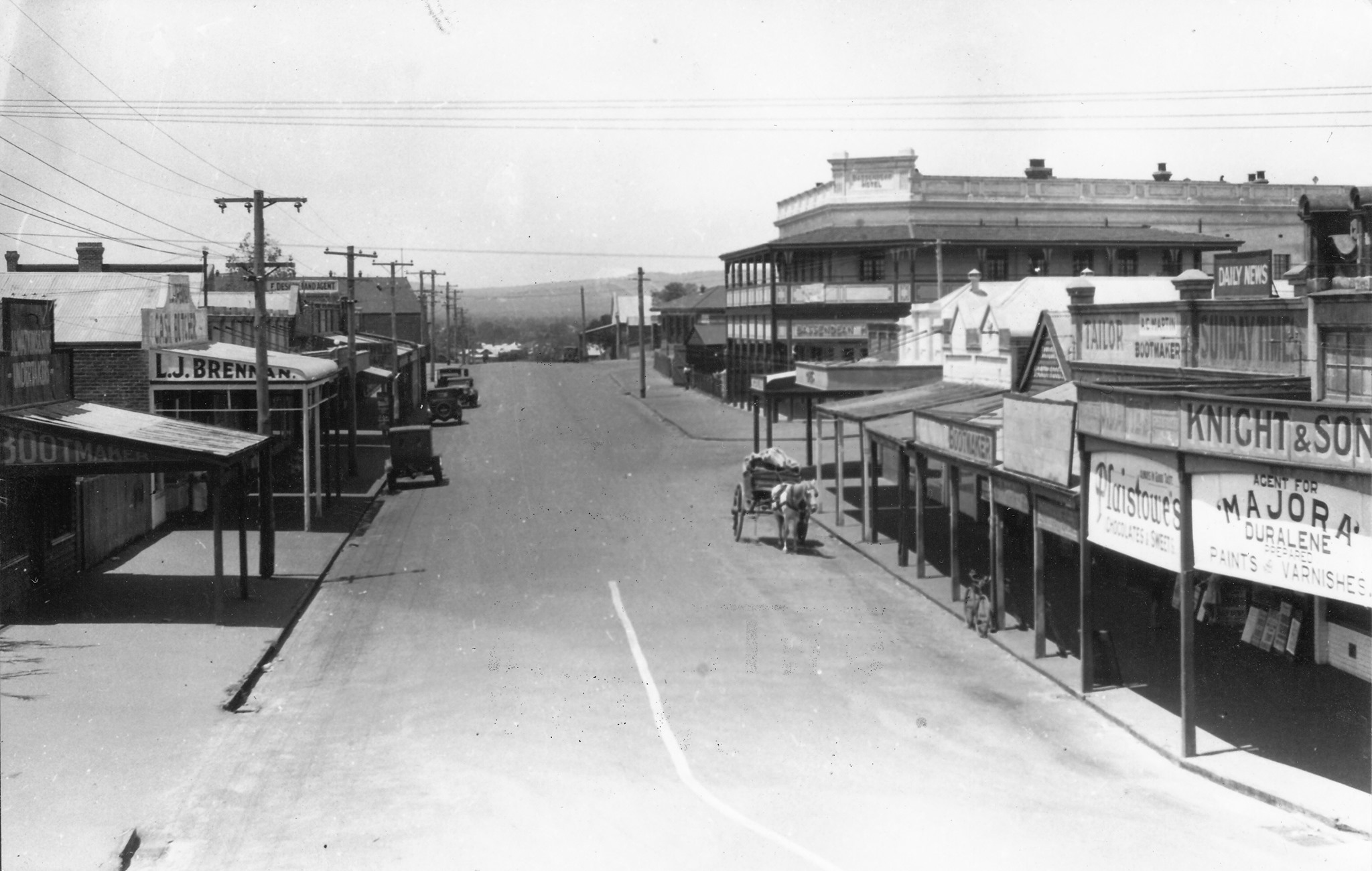 Old Perth Road, Bassendean in 1935